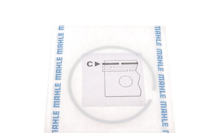 Фото 2 - Кільця поршневі Knecht / Mahle 030 31 N0 (03031N0)