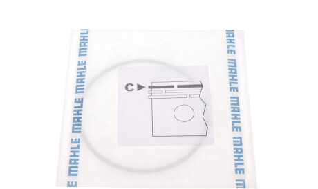 Фото 2 - Кільця поршневі Knecht / Mahle 030 77 N0 (03077N0)