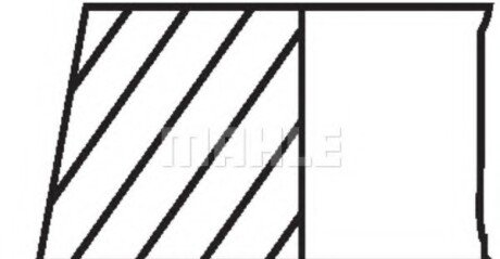 Фото 2 - Кільця поршневі Knecht / Mahle 030 82 N2 (03082N2)