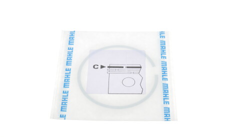 Фото 3 - Кільця поршневі Knecht / Mahle 030 90 N0 (03090N0)