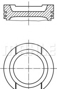 Поршень - Knecht / Mahle 030 92 01