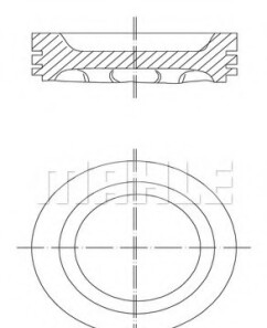 Поршень - Knecht / Mahle 031 88 02