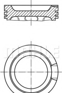 Поршень - Knecht / Mahle 033 16 00