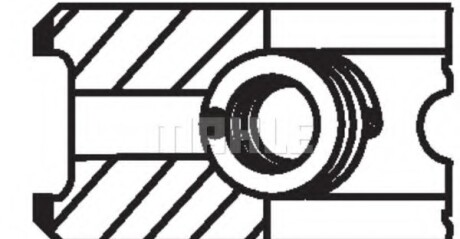 Фото 3 - Кільця поршневі Knecht / Mahle 039 RS 00116 0N0 (039RS001160N0)