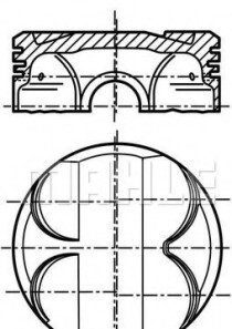 Поршень - Knecht / Mahle 081 PI 00101 002