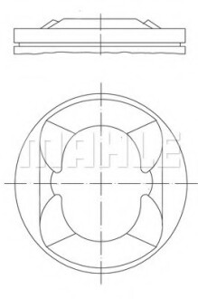 Поршень - Knecht / Mahle 081PI00110002