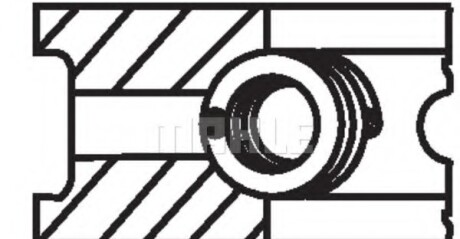 Фото 3 - Кільця поршневі Knecht / Mahle 082 67 N1 (08267N1)