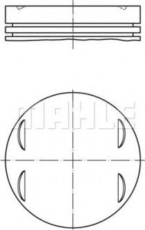 Поршень - Knecht / Mahle 0831302