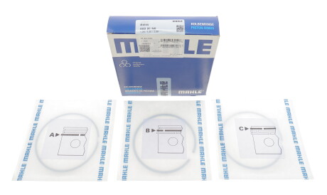 Фото 2 - Кольца поршневые Knecht / Mahle 083 20 N0 (08320N0)