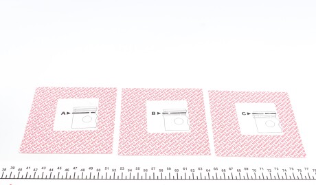 Фото 3 - Кольца поршневые Knecht / Mahle 083 20 N1 (08320N1)