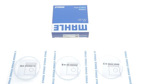 Фото 2 - Кольца поршневые Knecht / Mahle 083 26 N0