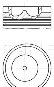 Поршень - Knecht / Mahle 101 99 00