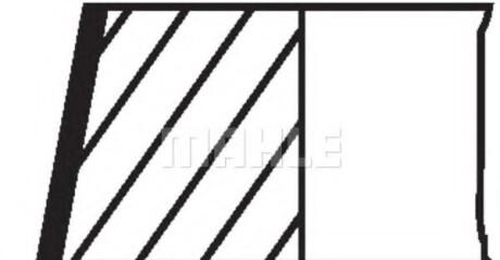 Фото 2 - Кільця поршневі Knecht / Mahle 640 RS 00116 0N0 (640RS001160N0)