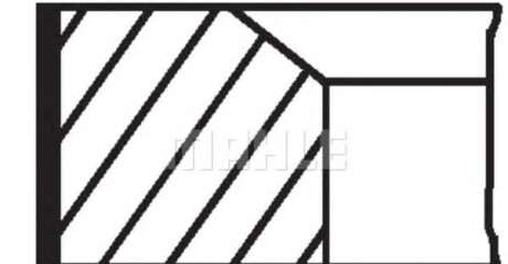 Комплект колец - (2304026002) Knecht / Mahle 681 05 N0