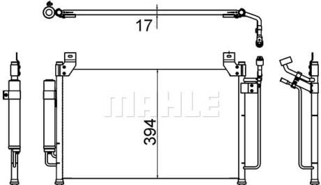 Деталь - (egy16148zb, egy16148zc, eh4461480) Knecht / Mahle AC642000S (фото 1)