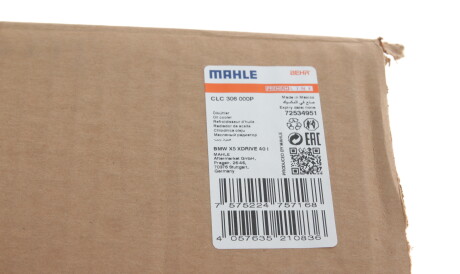 Фото 2 - Автозапчастина Knecht / Mahle CLC 306 000P (CLC306000P)