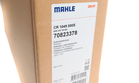 Фото 2 - Радіатор охолодження Knecht / Mahle CR 1049 000S (CR1049000S)