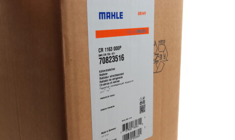 Фото 2 - Радіатор охолодження Knecht / Mahle CR 1163 000P (CR1163000P)