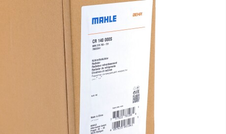 Фото 2 - Радіатор охолодження Knecht / Mahle CR 140 000S (CR140000S)