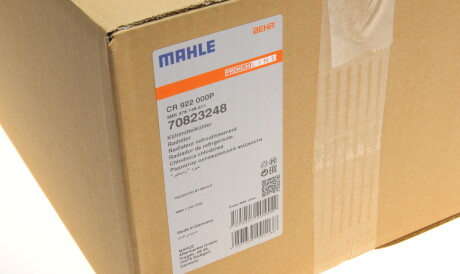 Фото 2 - Радиатор охлаждения двигателя Knecht / Mahle CR 922 000P (CR922000P)