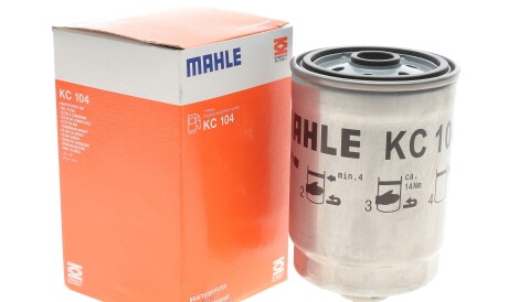 Фото 2 - Паливний фільтр Knecht / Mahle KC 104 (KC104)