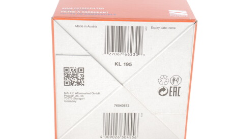 Фото 3 - Паливний фільтр Knecht / Mahle KL 195 (KL195)
