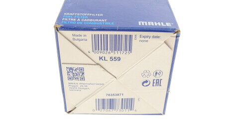 Фото 10 - Паливний фільтр Knecht / Mahle KL 559 (KL559)