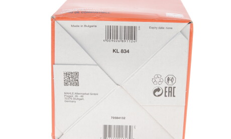 Фото 5 - Паливний фільтр Knecht / Mahle KL 834 (KL834)