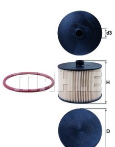 Фото 4 - Топливный фильтр Knecht / Mahle KX 201D (KX201D)