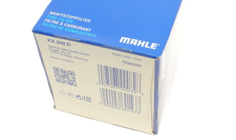Фото 5 - Топливный фильтр Knecht / Mahle KX 208D (KX208D)