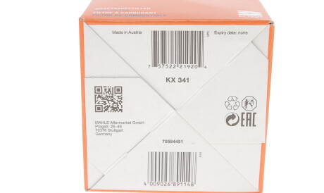 Фото 2 - Топливный фильтр Knecht / Mahle KX 341 (KX341)