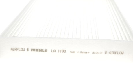 Фото 2 - Фильтр салона Knecht / Mahle LA 1198 (LA1198)