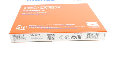 Фото 6 - Фильтр салона Knecht / Mahle LA 1274