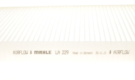 Фото 2 - Фільтр салону Knecht / Mahle LA 229 (LA229)
