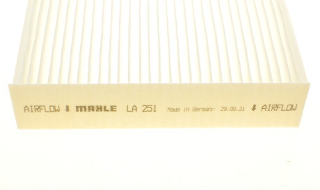 Фото 3 - Фільтр салону Knecht / Mahle LA 251 (LA251)