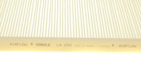 Фото 3 - Фільтр салону Knecht / Mahle LA 252 (LA252)