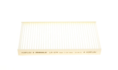 Фото 3 - Фільтр салону Knecht / Mahle LA 674/S (LA674S)