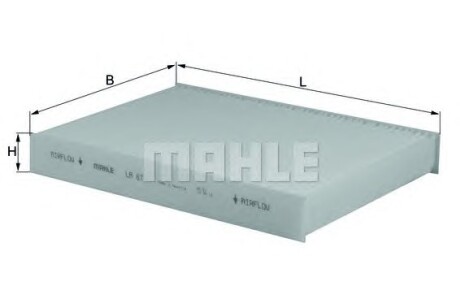 Фото 2 - Фільтр салону Knecht / Mahle LA87