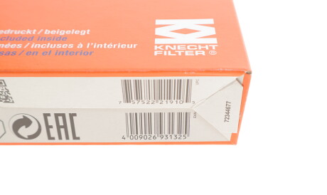 Фото 3 - Фильтр салона Knecht / Mahle LA 891 (LA891)