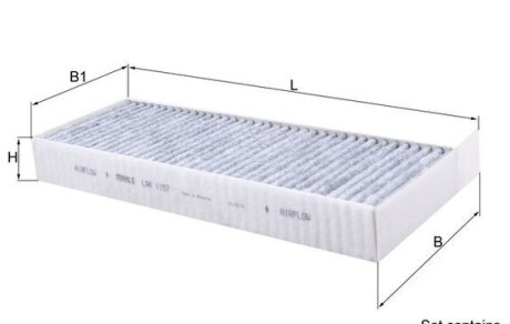 Фото 4 - Фильтр салона Knecht / Mahle LAK 1157/S (LAK1157S)