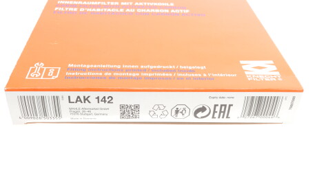 Фото 6 - Фильтр салона Knecht / Mahle LAK 142