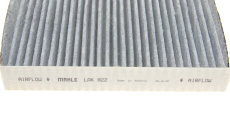 Фото 3 - Фильтр салона Knecht / Mahle LAK 922 (LAK922)