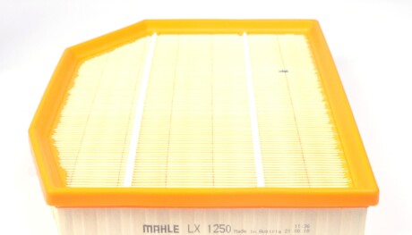 Фото 2 - Повітряний фільтр Knecht / Mahle LX 1250 (LX1250)
