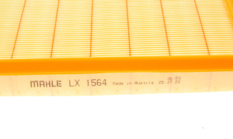Фото 3 - Повітряний фільтр Knecht / Mahle LX 1564 (LX1564)
