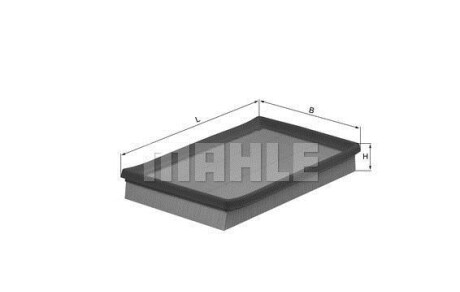 Воздушный фильтр - (1780102080, 1770002120) Knecht / Mahle LX 1633