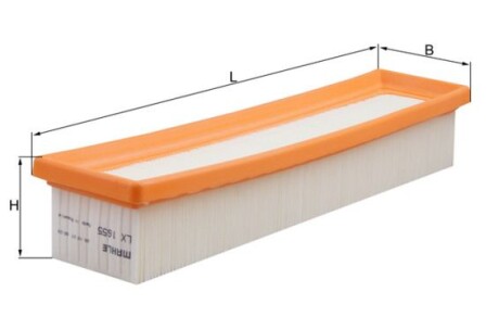 Фото 4 - Воздушный фильтр Knecht / Mahle LX 1655 (LX1655)