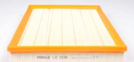 Фото 2 - Повітряний фільтр Knecht / Mahle LX 2036 (LX2036)