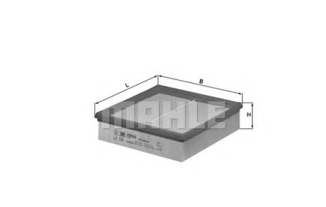 Воздушный фильтр - (00013280474, 021129620, 021129620D) Knecht / Mahle LX 220