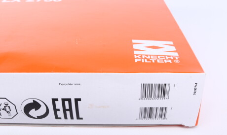 Фото 3 - Повітряний фільтр Knecht / Mahle LX 2750 (LX2750)