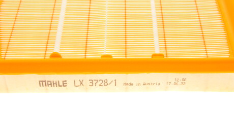 Фото 3 - Повітряний фільтр Knecht / Mahle LX 3728/1 (LX37281)